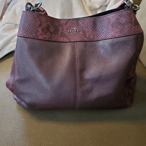 Coach leather purse